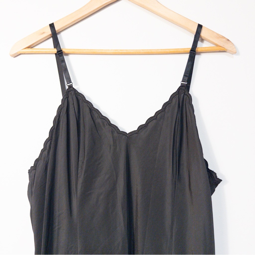Black Vintage Slip Dress - Picture 2 of 5